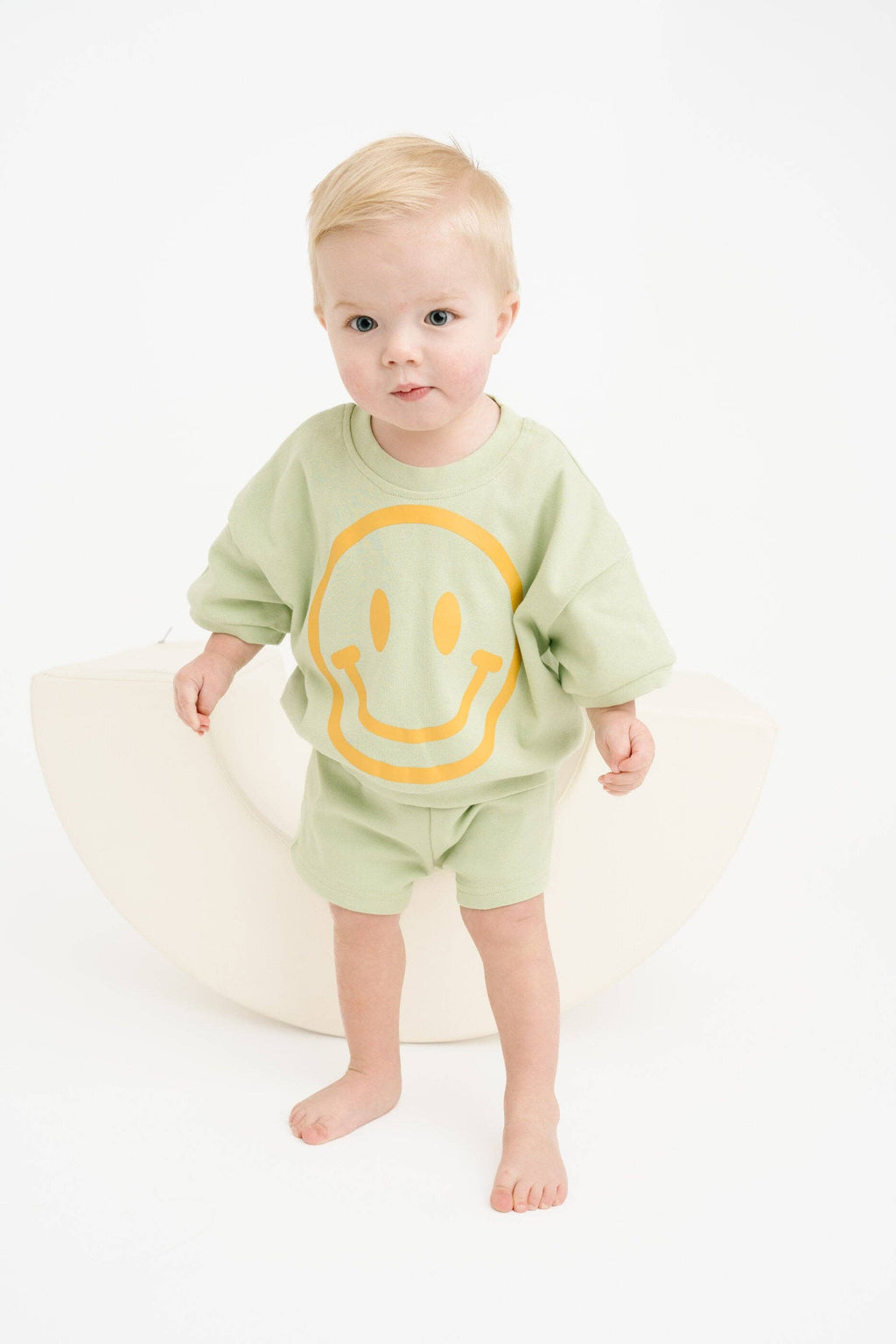Honeydew Short Sleeve Smiley Set