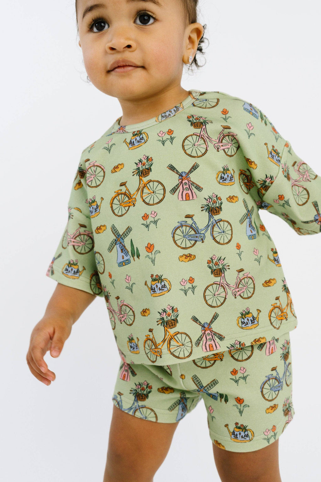 Bikes & Blooms Slouchy Set