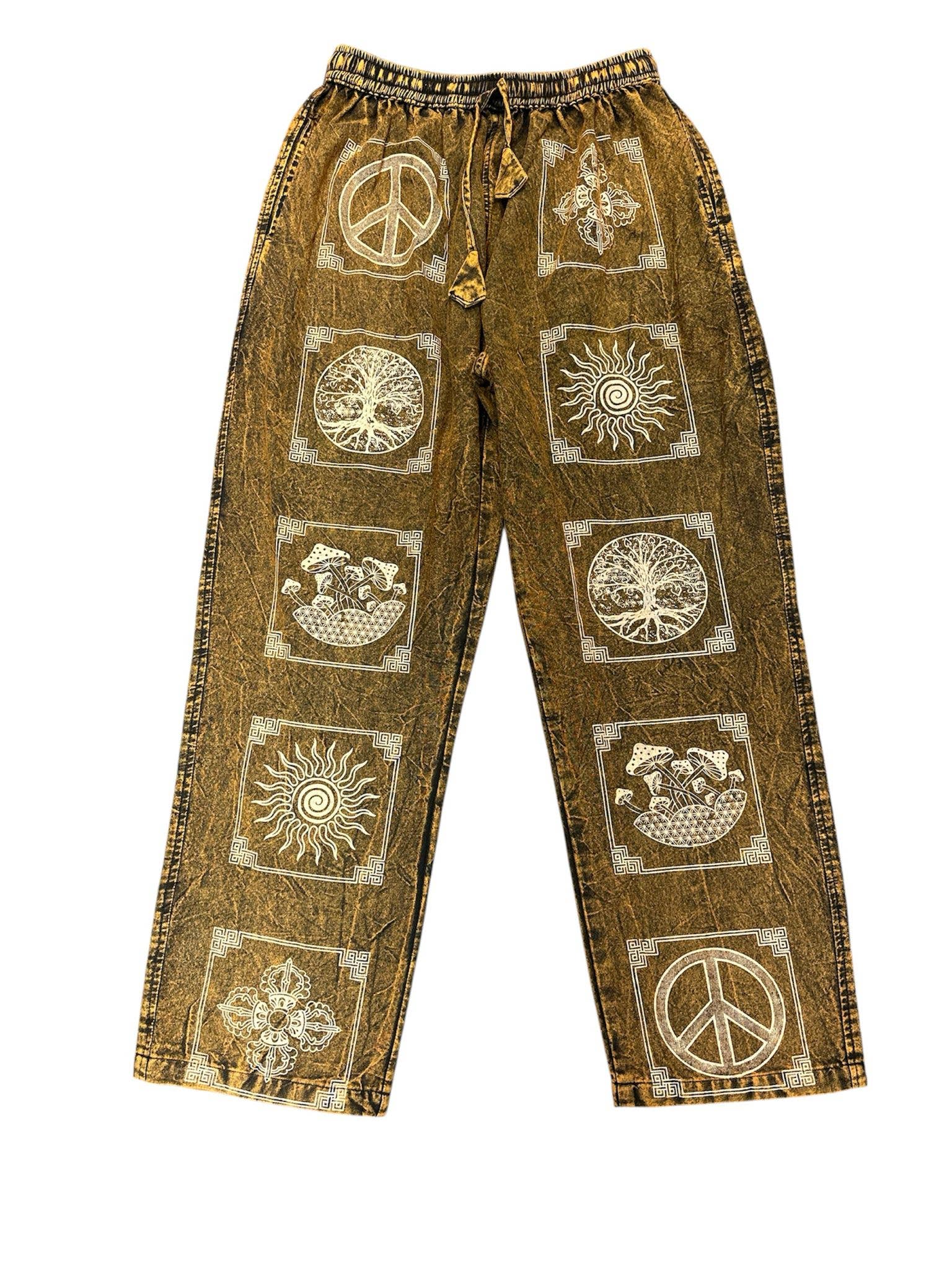 Cotton Block Artwork Wellness Pant