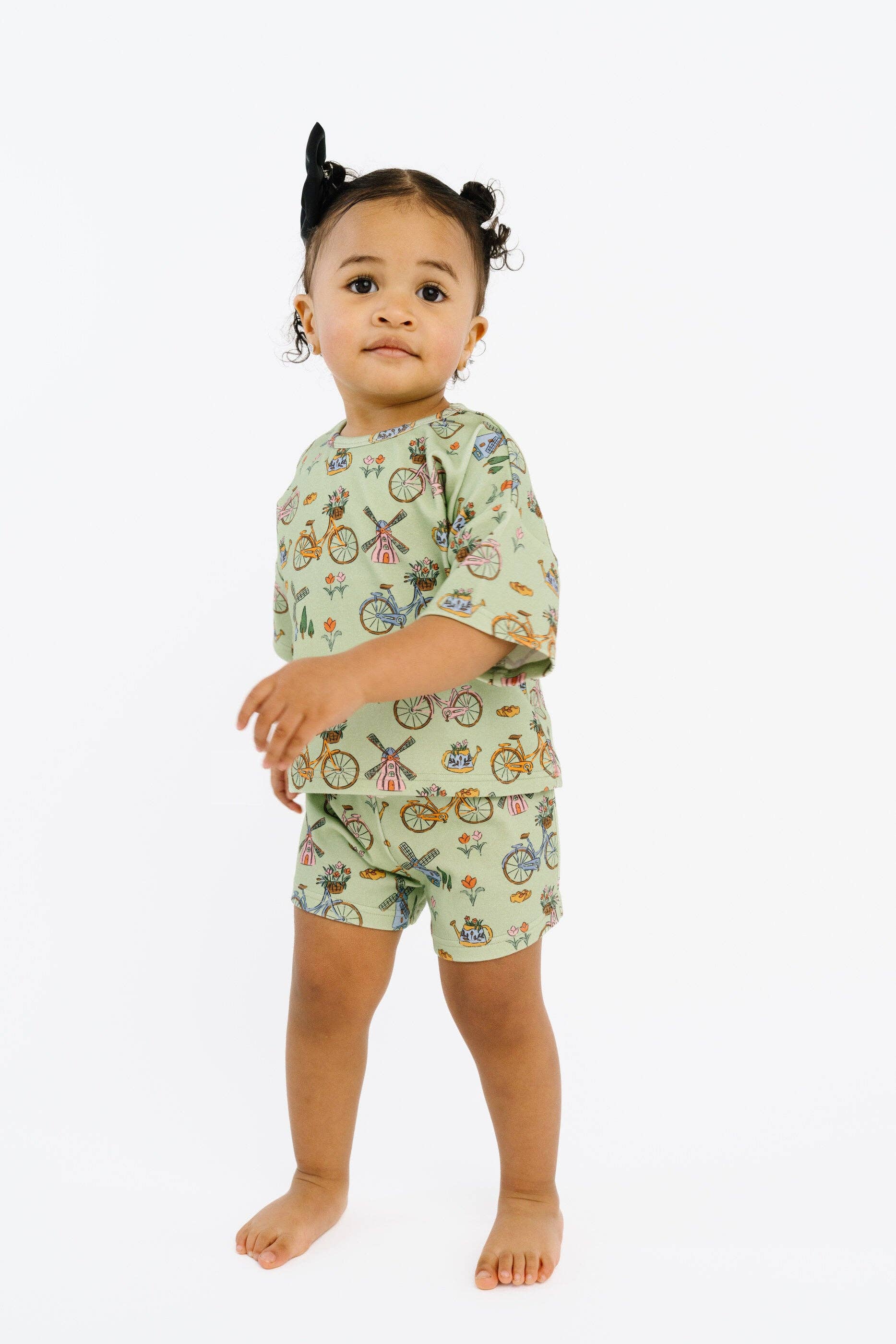 Bikes & Blooms Slouchy Set
