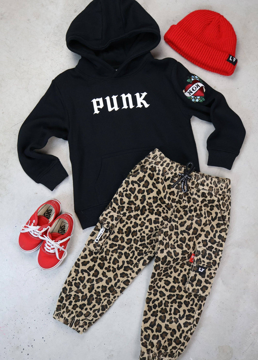Leopard Cord Cargos