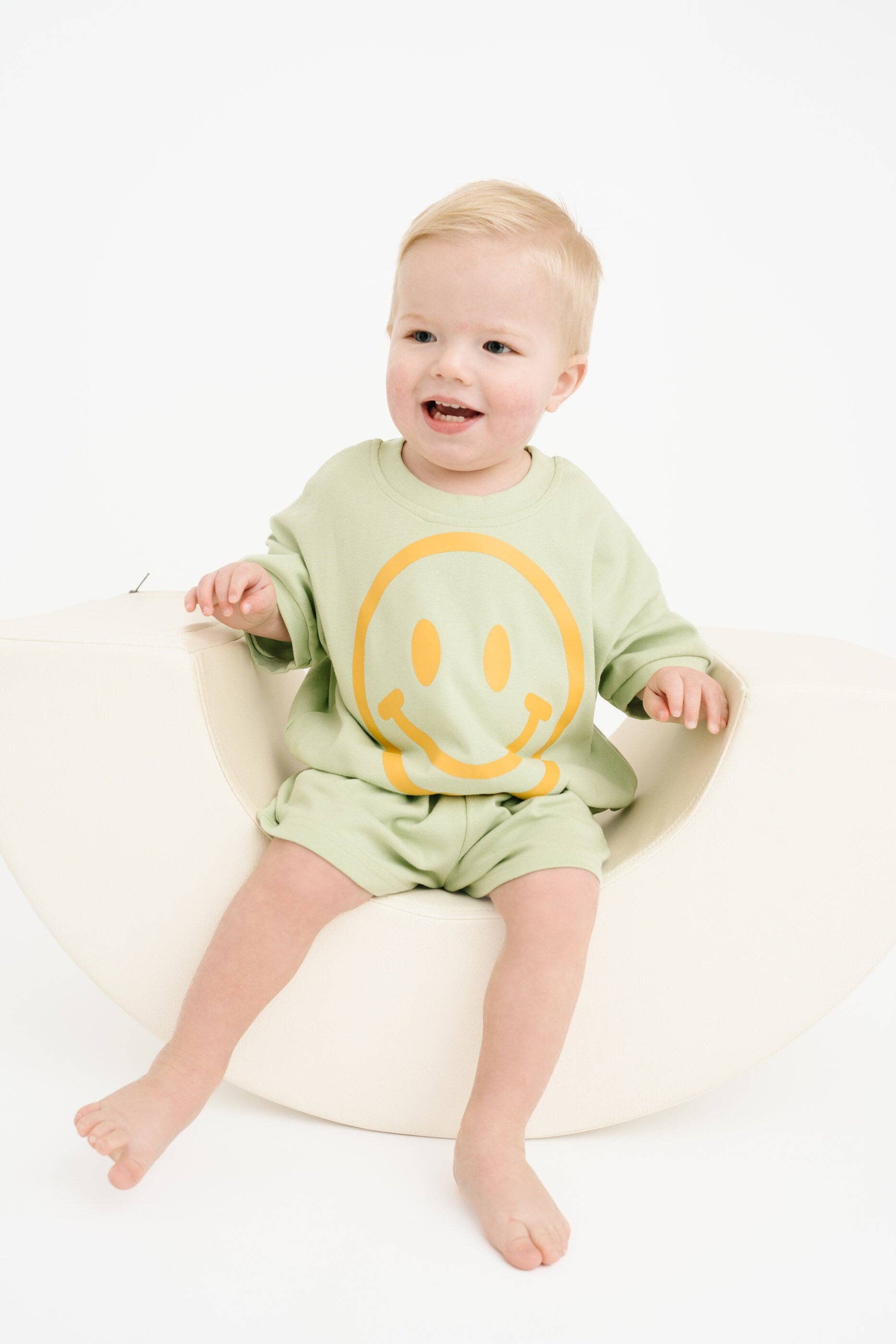 Honeydew Short Sleeve Smiley Set