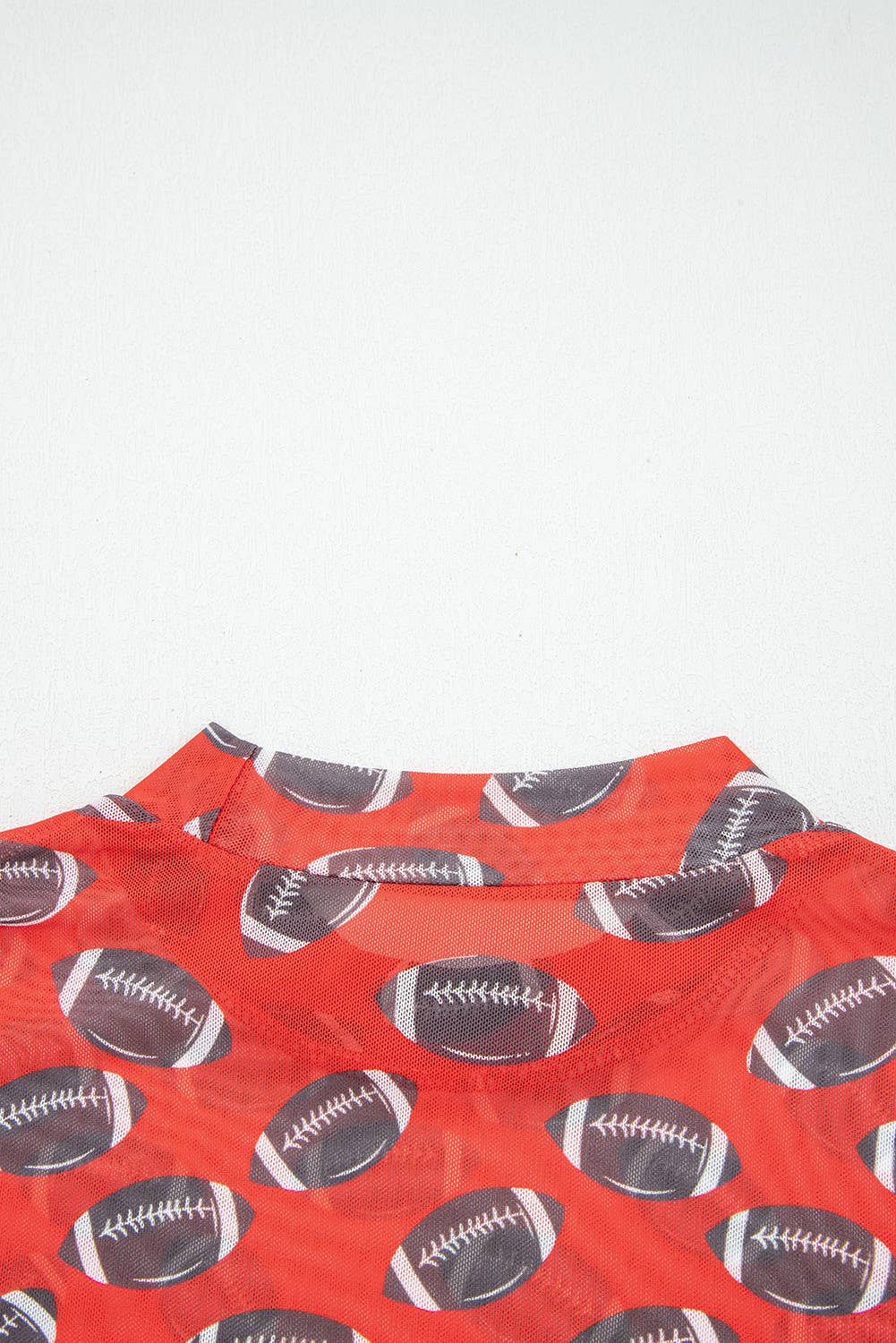 66 Game Day Rugby Mesh Sheer Long Sleeve Top (S-XL)