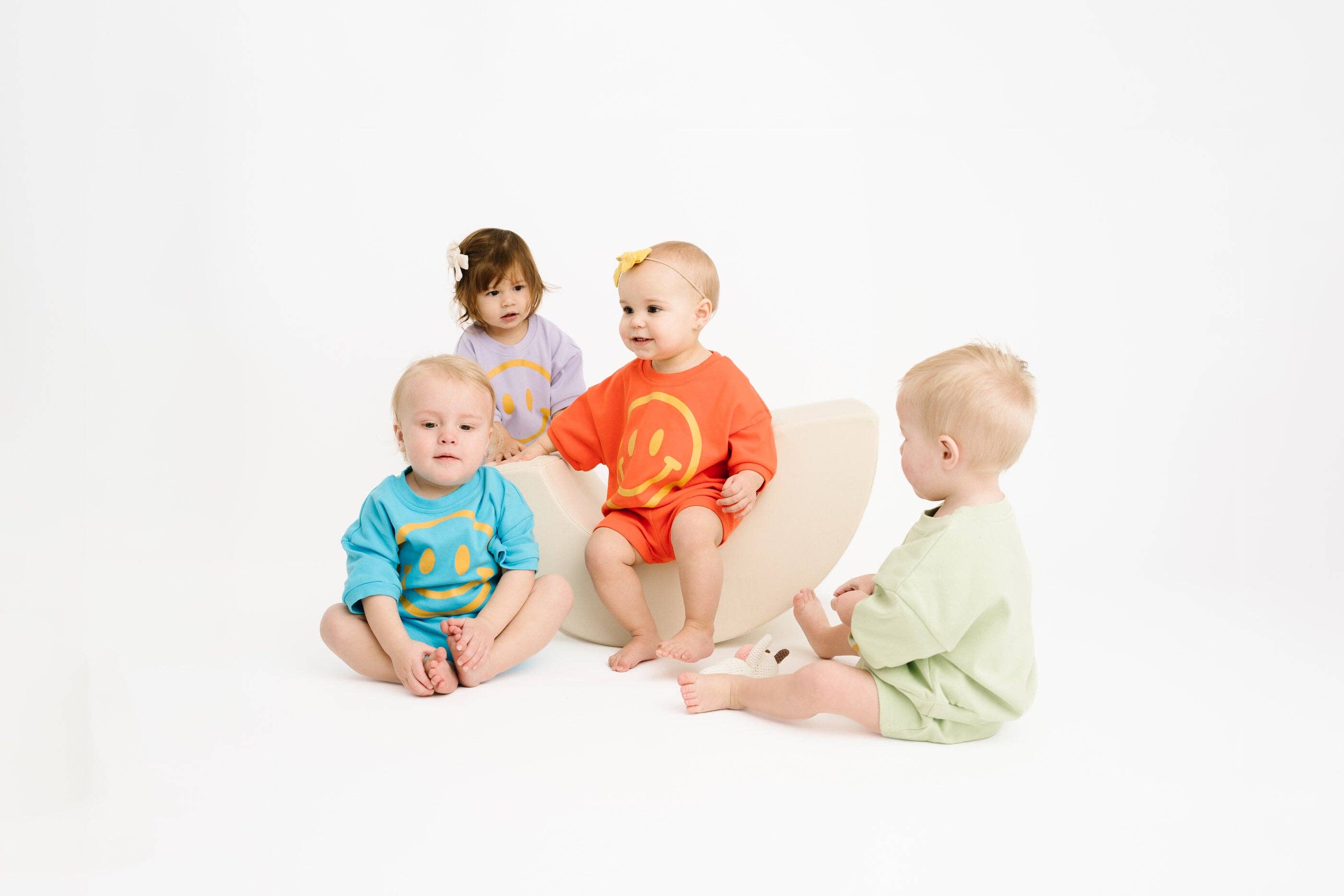 Honeydew Short Sleeve Smiley Set