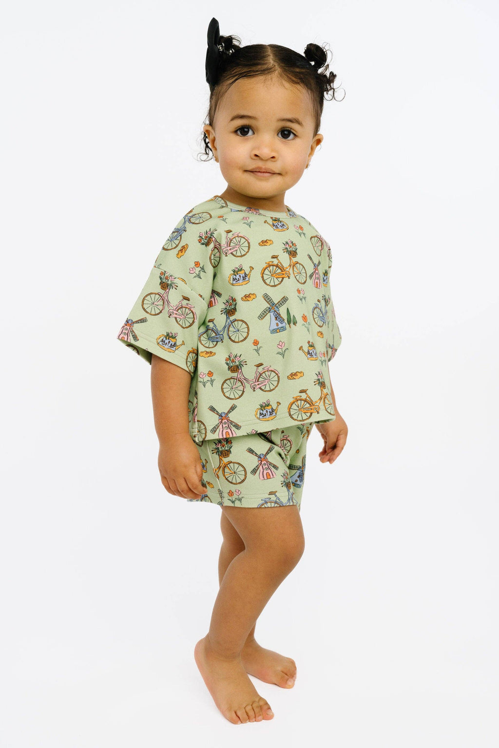 Bikes & Blooms Slouchy Set