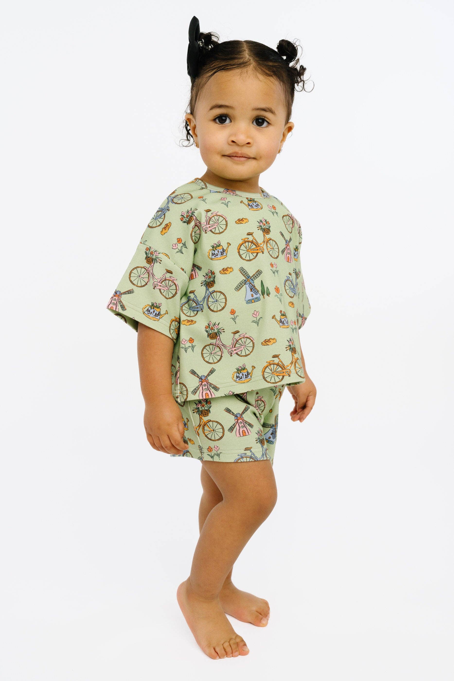 Bikes & Blooms Slouchy Set