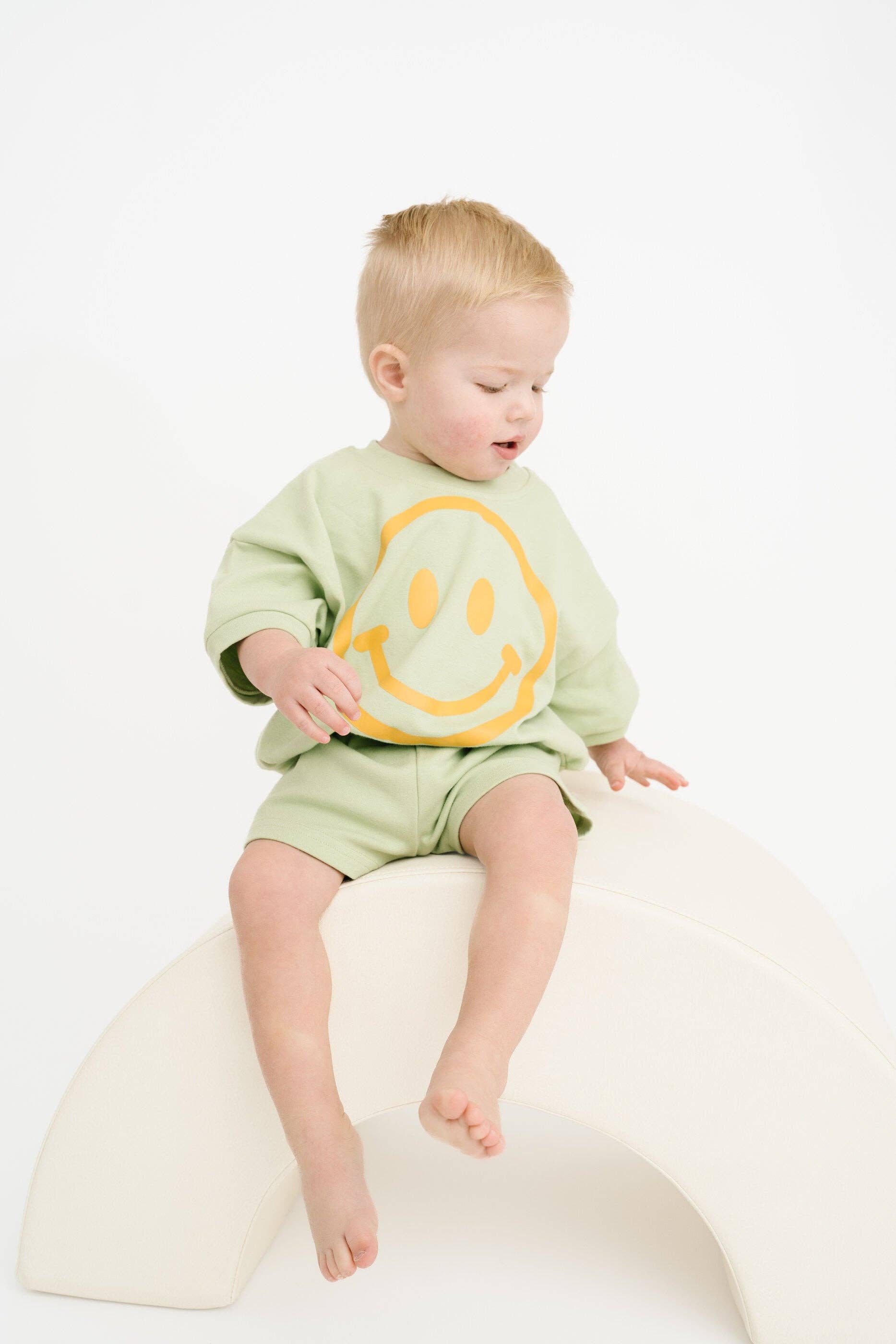 Honeydew Short Sleeve Smiley Set