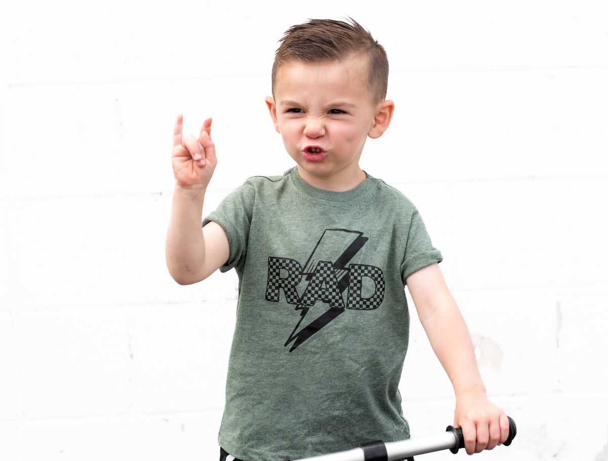 Rad | Boys Checkered Tee