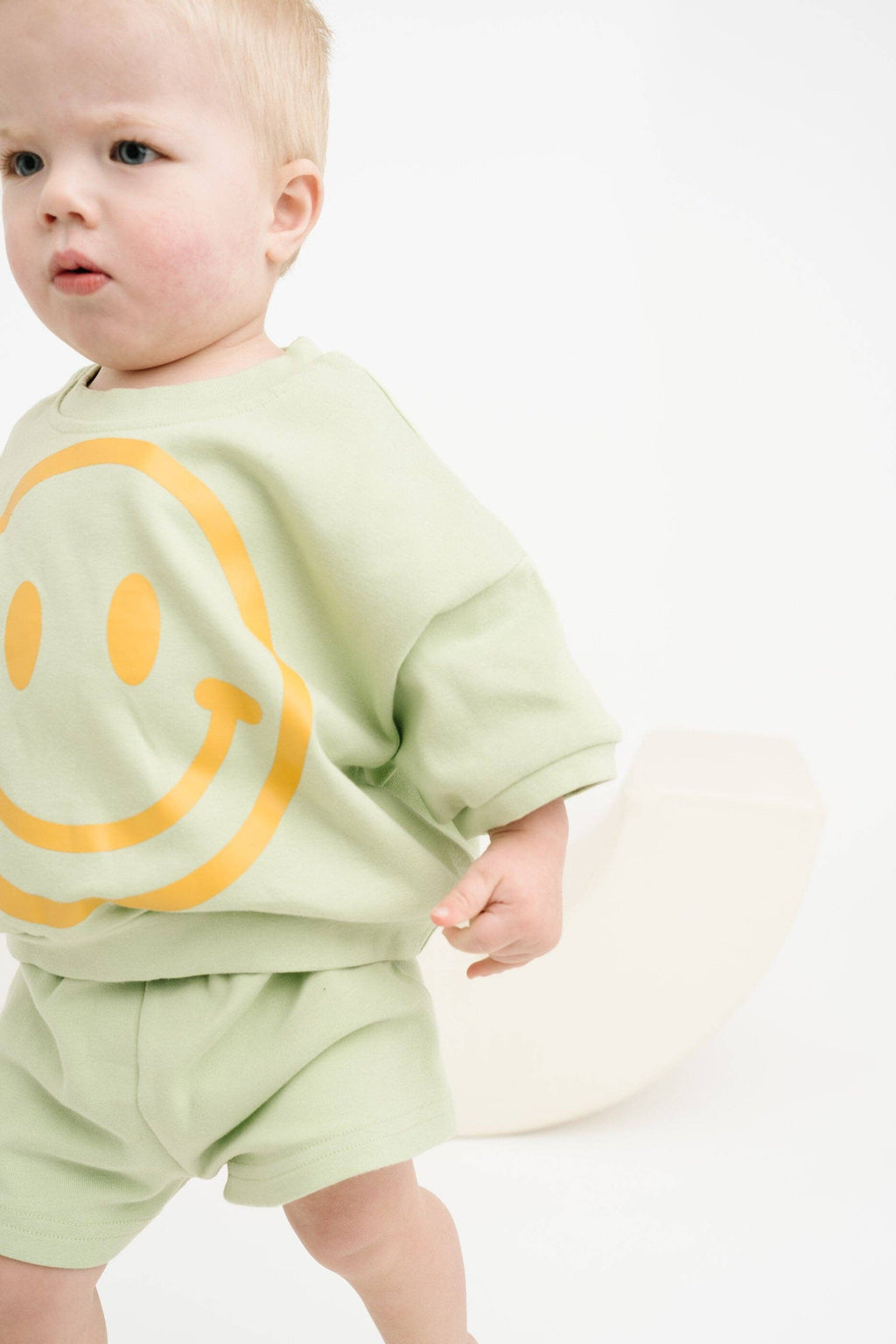 Honeydew Short Sleeve Smiley Set