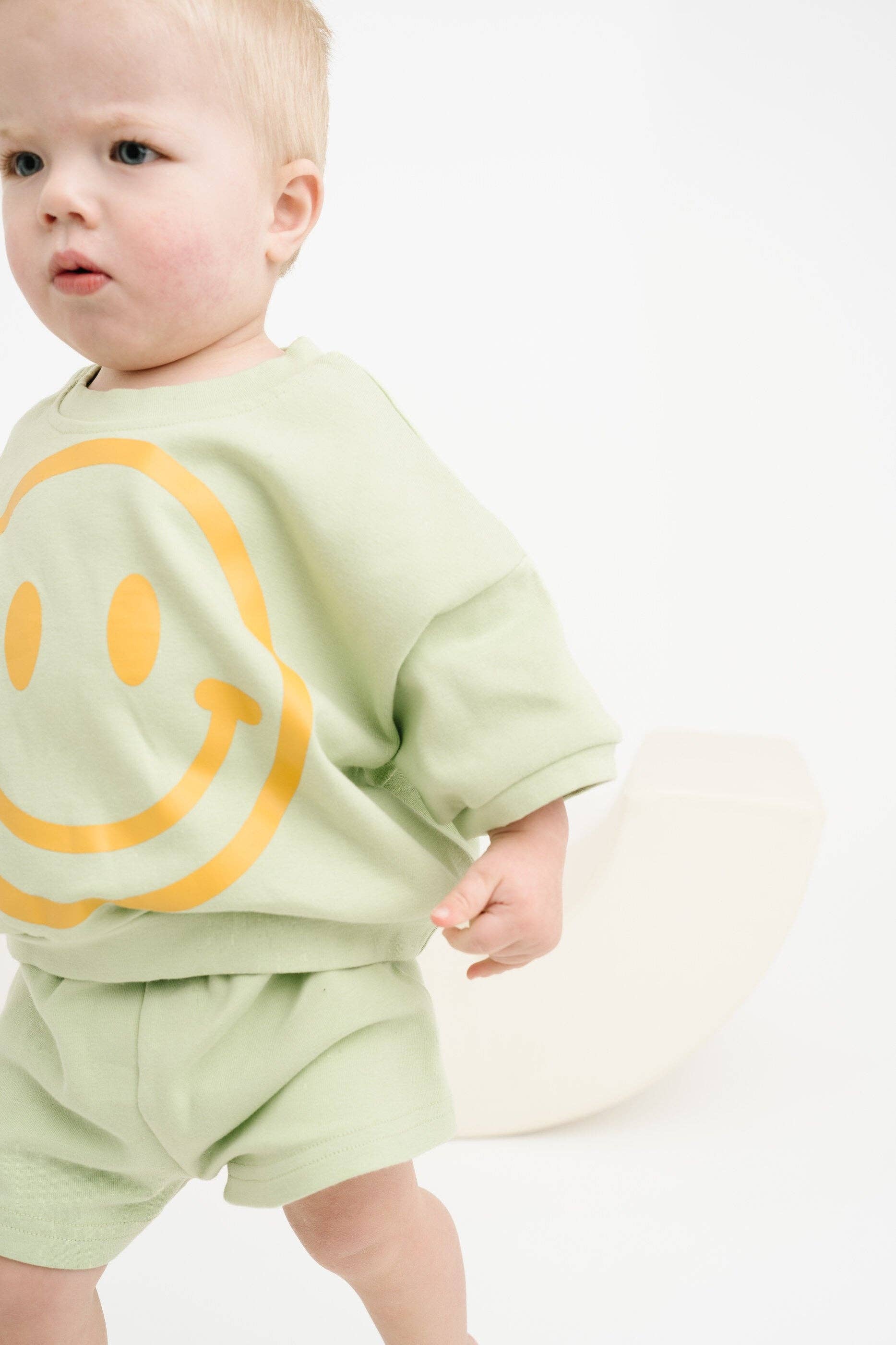 Honeydew Short Sleeve Smiley Set