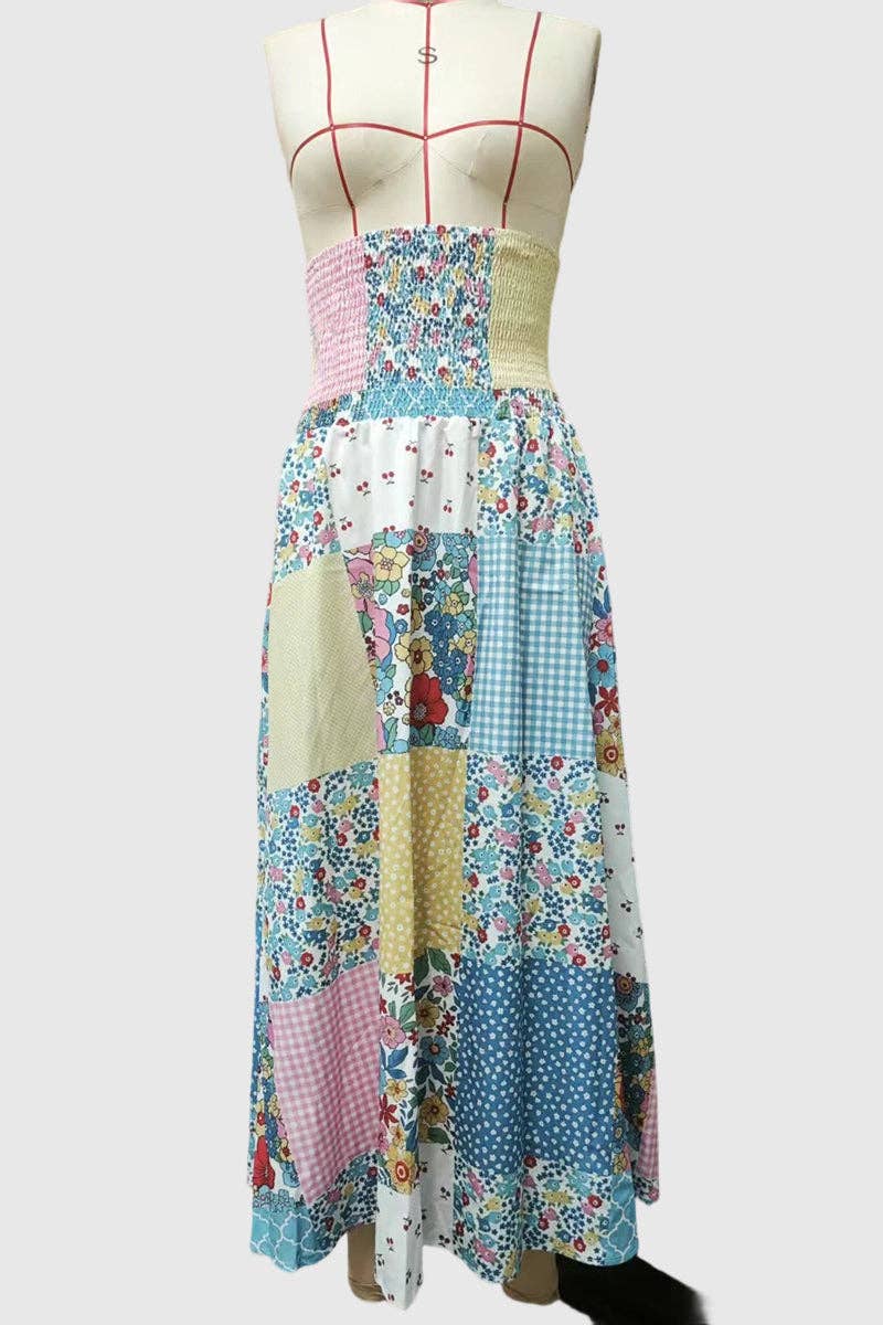 Patchwork Maxi Skirt
