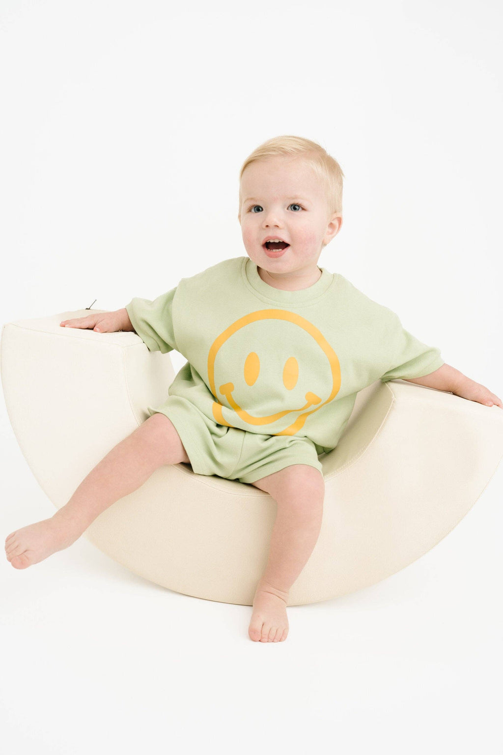 Honeydew Short Sleeve Smiley Set