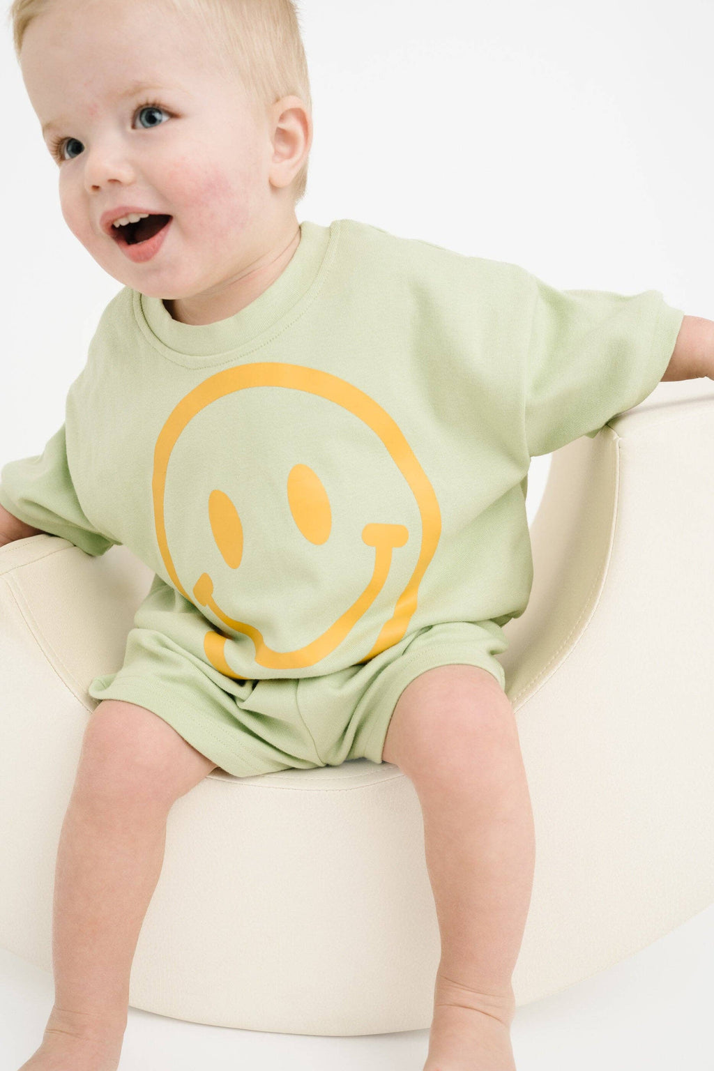Honeydew Short Sleeve Smiley Set