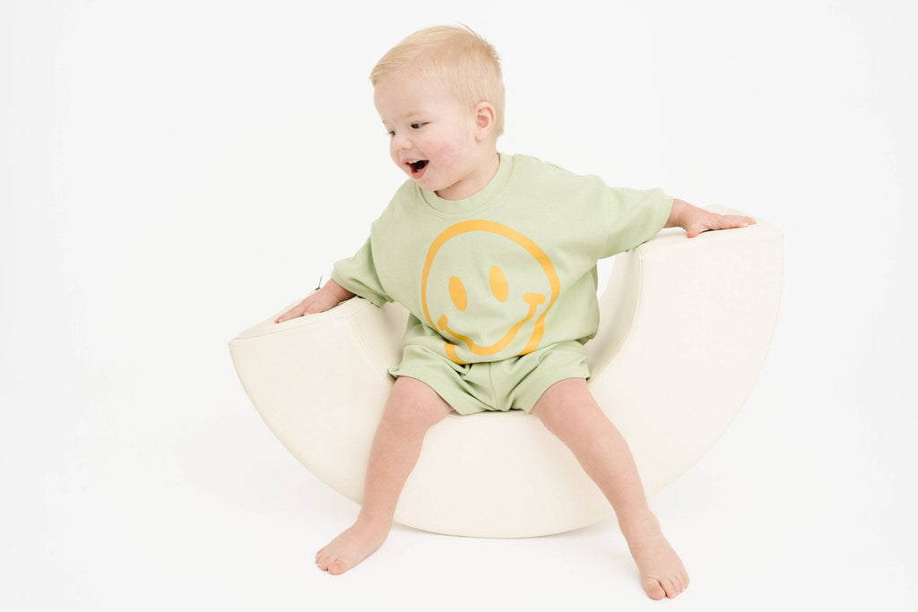 Honeydew Short Sleeve Smiley Set