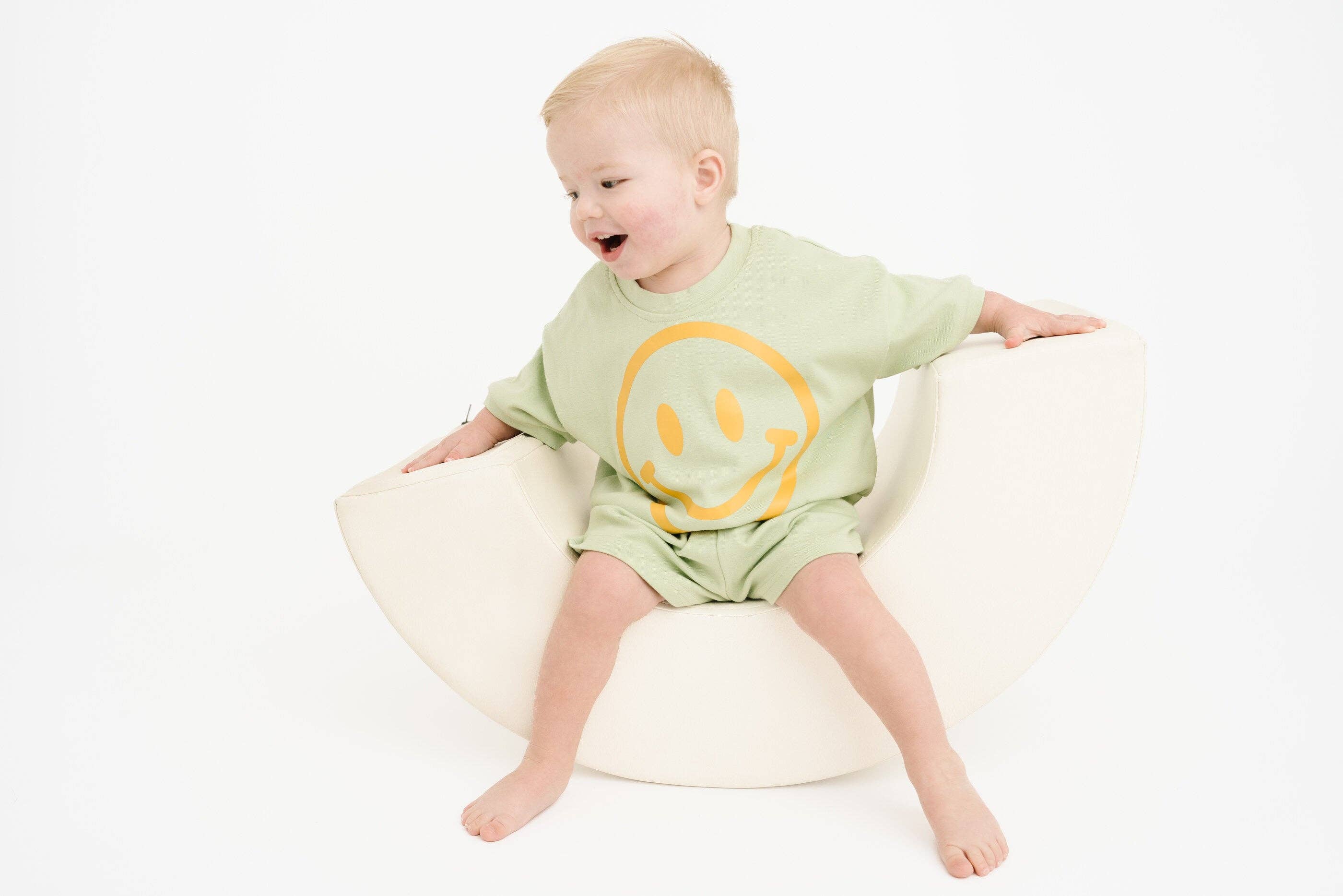 Honeydew Short Sleeve Smiley Set