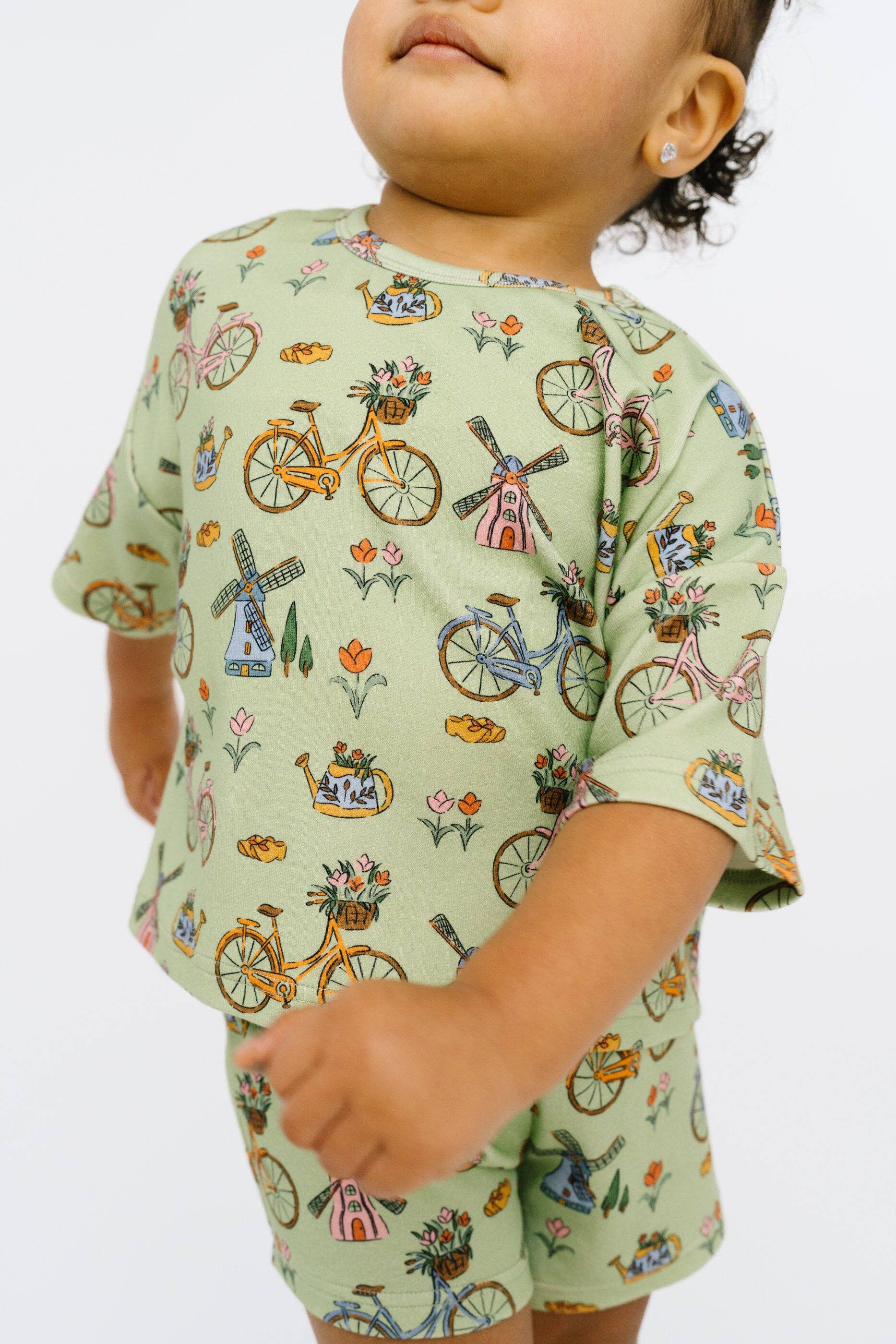 Bikes & Blooms Slouchy Set