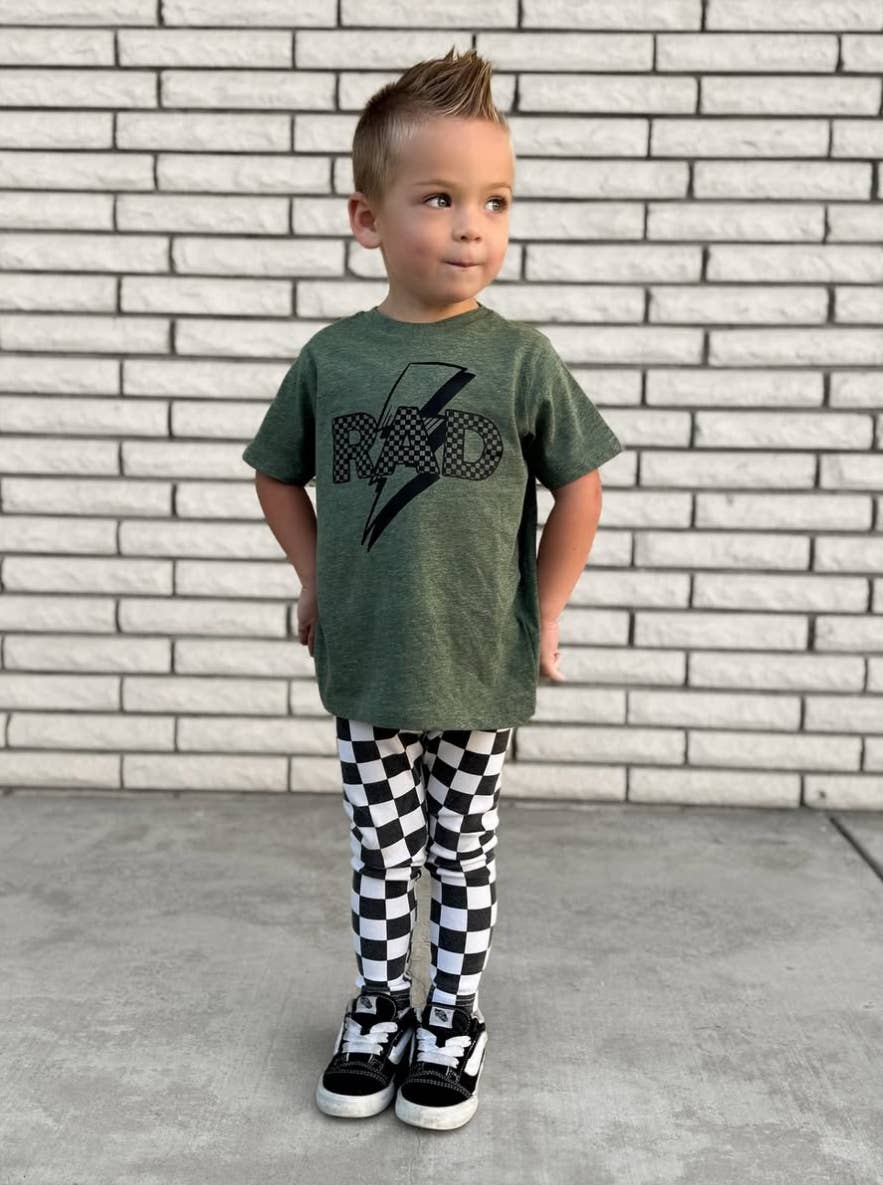 Rad | Boys Checkered Tee