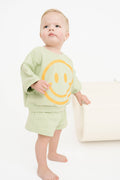 Honeydew Short Sleeve Smiley Set
