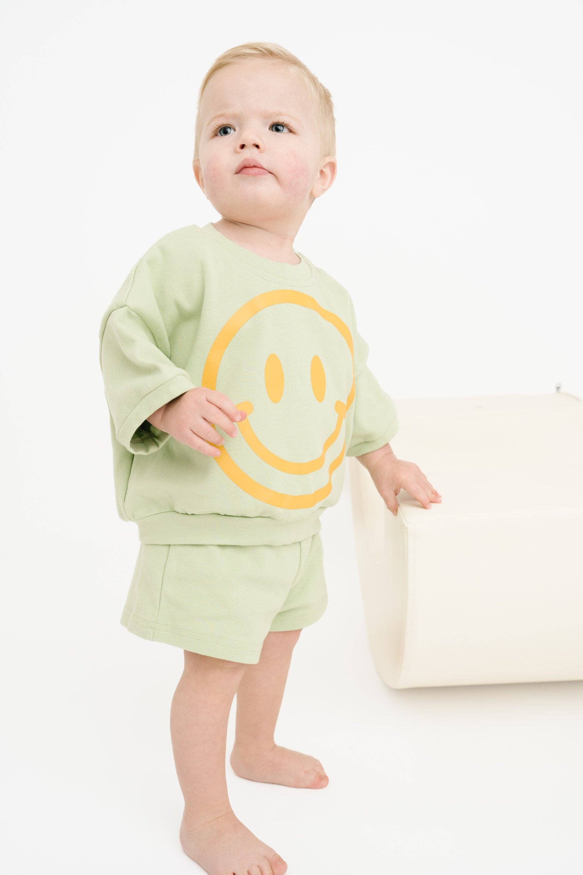 Honeydew Short Sleeve Smiley Set