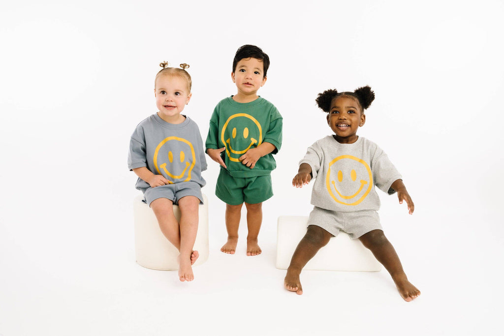 Pine Short Sleeve Smiley Set