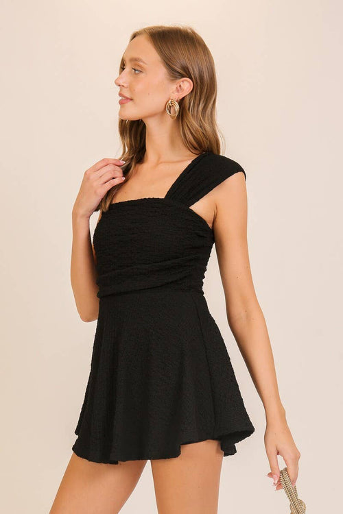 0424 Sway Square Neck Romper SI-29767