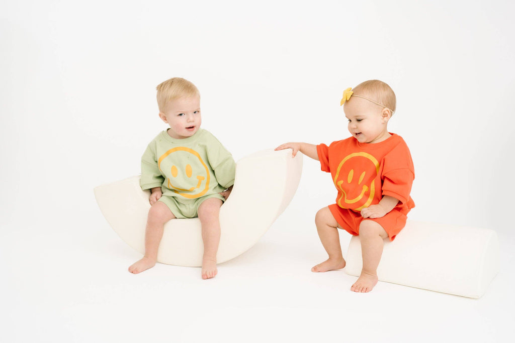 Honeydew Short Sleeve Smiley Set