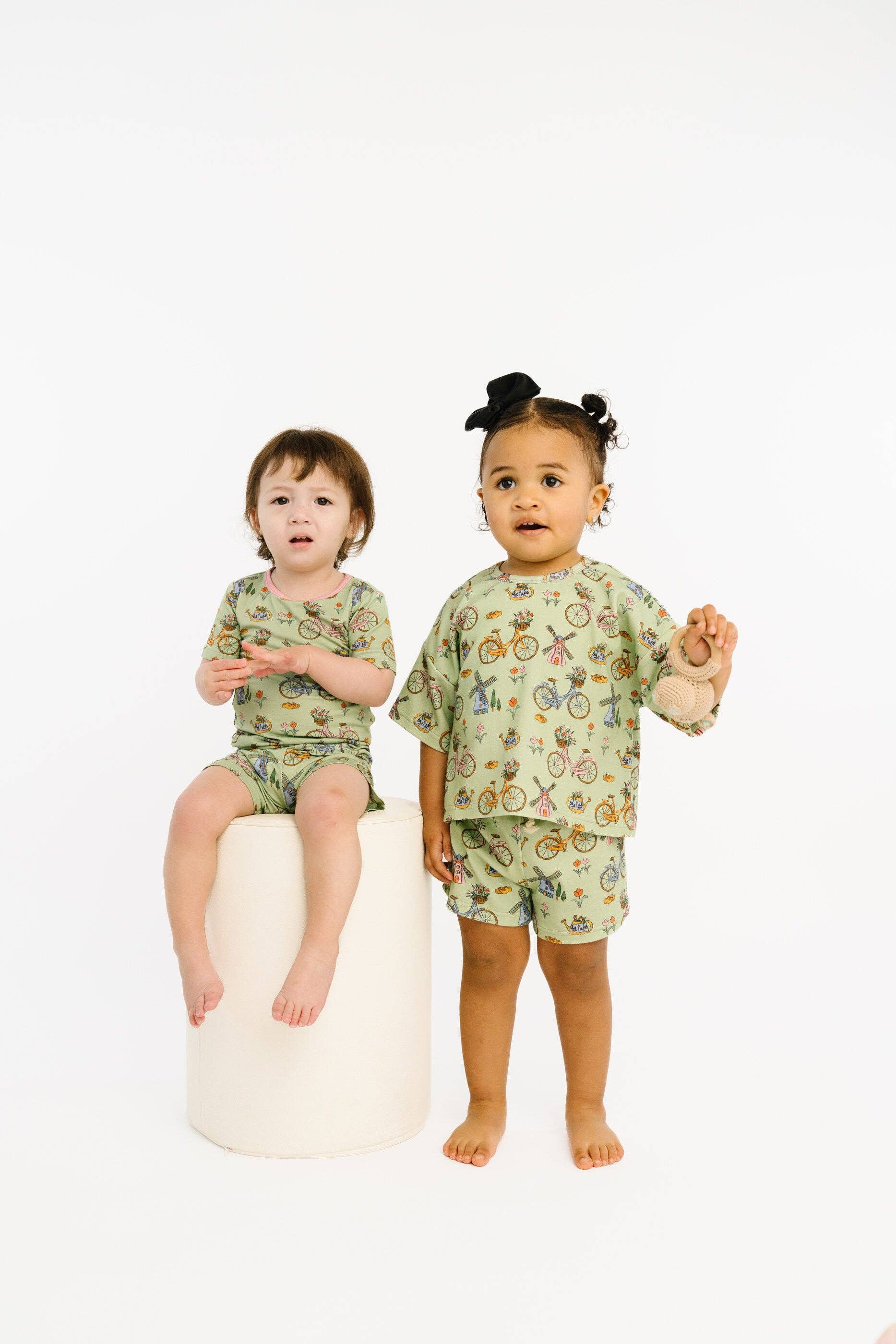 Bikes & Blooms Slouchy Set